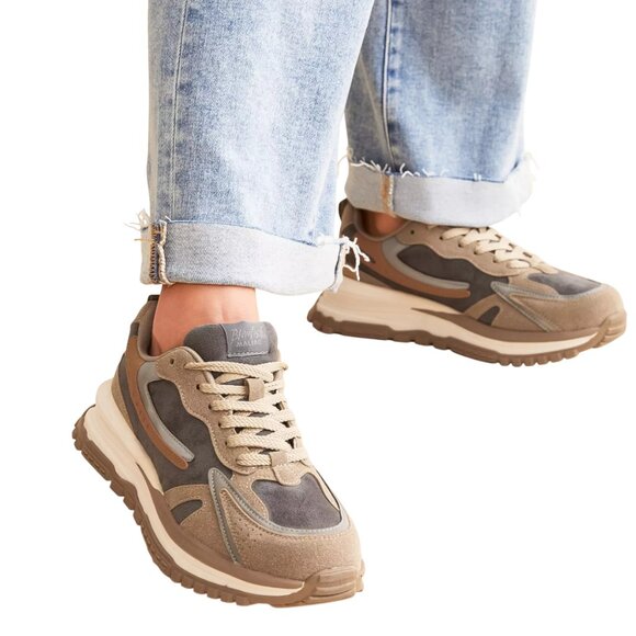 Women's Blowfish Malibu NEW Suede Lace Up Athletic Sneakers Size 7.5 - Picture 3 of 16